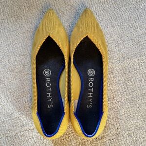 Rothy's Vibrant Yellow Flats